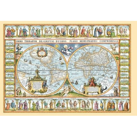 Mapa světa z roku 1639