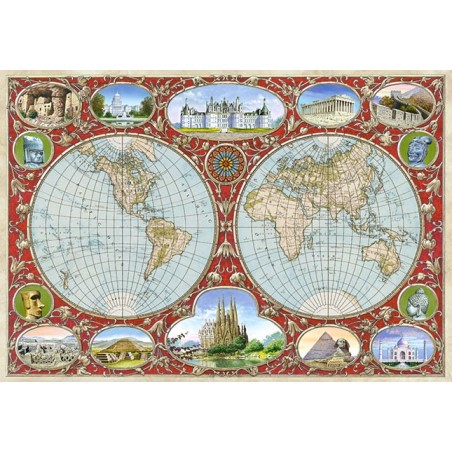 Mapa světa z roku 1607